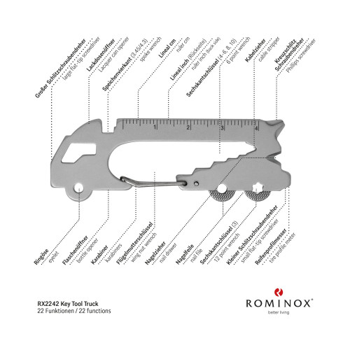 Rominox Višenamjenski alat Kamion, 22 funkcije