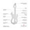Rominox Višenamjenski alat Gitara, 19 funkcija
