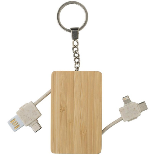 Privjesak za ključeve od bambusa, stalak za telefon 