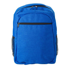 Ruksak od poliestera (600D) s prednjim džepom na patentni zatvarač i podesivim naramenicama. Unutarnji džep za laptop do 15 inča. Mrežasti džep s 2 strane.