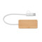 Bambusov USB koncentrator s 3 priključka 