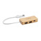 Bambusov USB koncentrator s 3 priključka 